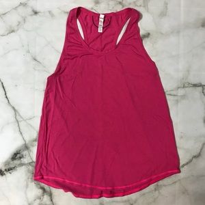 Under Armour Heat Gear Racerback Tank Top, Pink